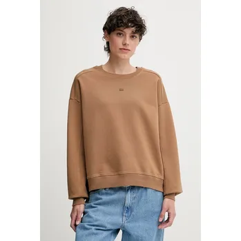 Dámské oblečení Bavlněná mikina Tommy Hilfiger WW0WW45754 hnědá 88X, vel. XS