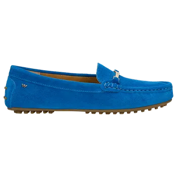 Dámské polobotky Modré Dámské Mokasíny Se Zlatou Ozdobou Wojas 4621060 40