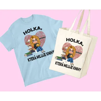 Gadget Sada - Holka, která miluje knihy 4 Šedá / M