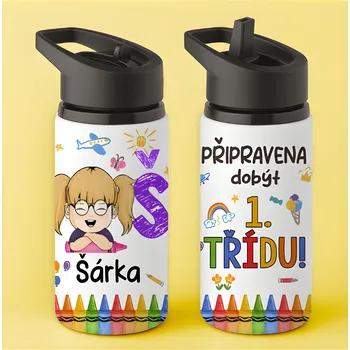 Jednostěnná lahev 500ml - pro děti s vlastním jménem