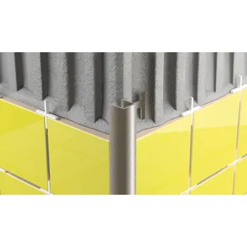 soklová lišta Cezar Lišta QUADEC 11mm/2,5m AL ŠAMPAŇ broušená