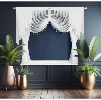 Záclona Fliying Hotová voálová záclona L746, 200x160 cm