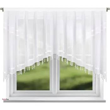 Záclona BytoTex Voálová&nbsp;záclona LG 247 bílá 200x130 cm