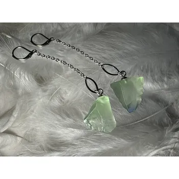 Náušnice Skleněné náušnice Nanovo - Eme