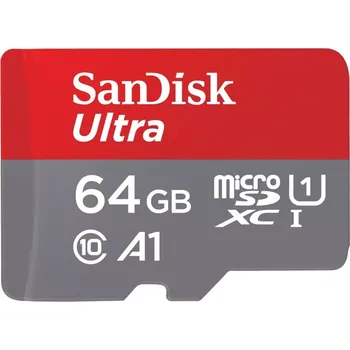 Paměťová karta SanDisk Ultra microSDXC 64 GB (A1/UHS-I/Cl.10/140 MB/s)
