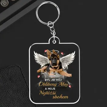 Plakát Klíčenka - Byl jsi můj oblíbený ahoj a moje nejtěžší sbohem - Foto vibe 7 cm x 5 cm / 1 + 1 zdarma