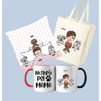 Gadget Sada - Psí máma - Až 3 psi 10 Bílá