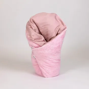 Zavinovačka Tulimese Péřová zavinovačka růžová beránková VELIKOST ZAVINOVAČKY: VELIKOST 80X80 CM, VARIANTY PROVEDENÍ: ZAPÍNÁNÍ NA KNOFLÍKY