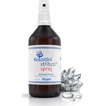 Dezinfekce Koloidní stříbro 70 ppm – sprej (100 ml / 200 ml) 70 ppm 200 ml