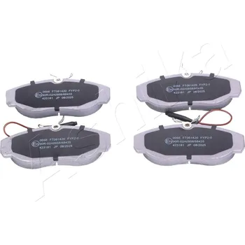 Brzdová destička Sada brzdových destiček, kotoučová brzda ASHIKA 50-00-0056