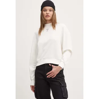 Pánské oblečení Bavlněná mikina HUGO 50525753 béžová 01X, vel. L