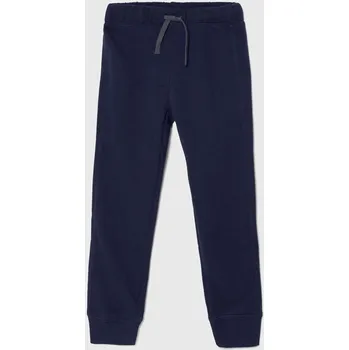 Dětské bavlněné kalhoty United Colors of Benetton 3J68CF058.G.NOS námořnická modř 59X, vel. 130