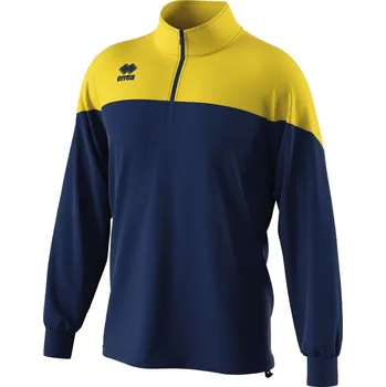 Pánská mikina ERREA´ ERREA BLAKE Tréninková mikina BARVA: tmavě modrá - žlutá, Velikost: M Výprodej – pánská tréninková mikina s polovičním zipem