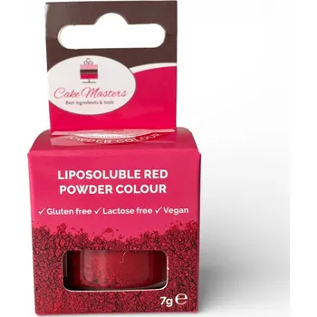 Potravinářské barvivo Cake Masters Prachová barva na čokoládu Red 7g