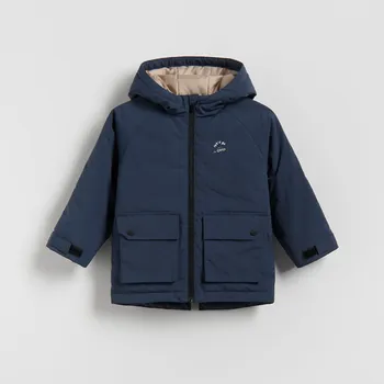 Reserved - Zateplená bunda - tmavomodrá - 779HF-59X - 779HF-59X-104