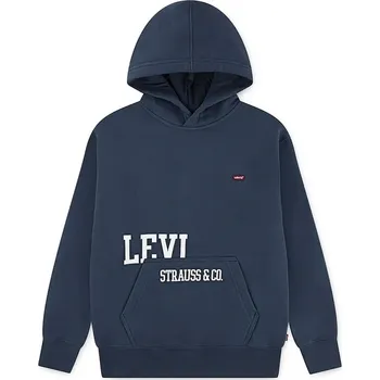 Chlapecká mikina Dětská mikina Levi's CUTOFF LEVI'S HOODIE 9EN719 námořnická modř 59X, vel. 164