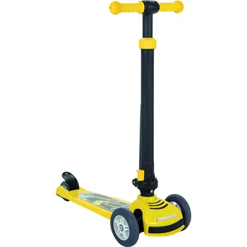 Koloběžka Dětská koloběžka s LED světly – žlutá