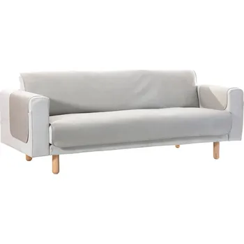 Napínací potah Blancheporte Protiskluzový potah na křeslo a pohovku s optickým efektem béžová 70x55 cm