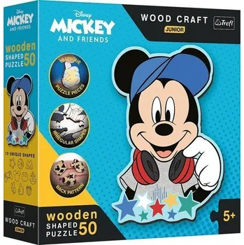 Puzzle Wood Craft Junior Ve světě Mickeh