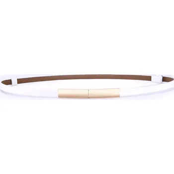 Opasek Gaira Kožený opasek 7133, Barva bílá