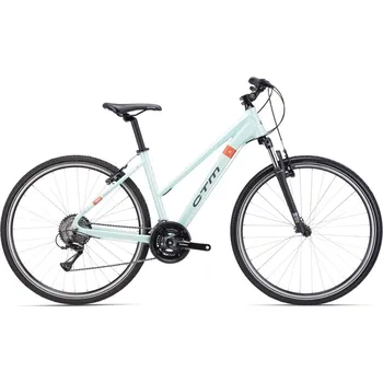 CTM BORA 1.0 - matná svetlotyrkysová perleť / sivá 2025 16"