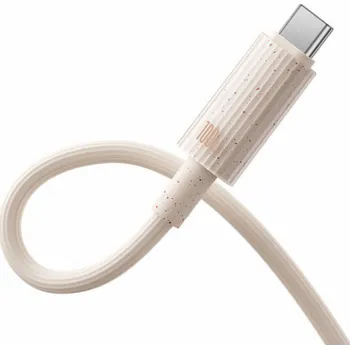 Datový kabel Rychlonabíjecí kabel Baseus USB na USB-C Habitat Series 1m 100W (růžový)