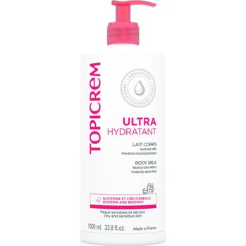 Tělový krém Topicrem UH BODY Ultra-Moisturizing Body Milk hloubkově hydratační tělové mléko pro suchou a citlivou pokožku 1000 ml