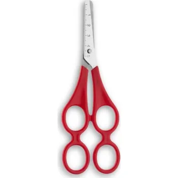 Nůžky pomocné učící, 17cm, mix barev