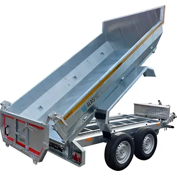 Přívěs k motorovému vozidlu ALASPRO AMD 35 1SK 3500kg jednostranný sklápěč s kónickou vanovou korbou a elektrohydraulikou