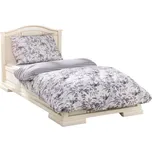 Kvalitex Povlečení Provence Montera šedá/bílá dvoulůžko 220x200 + 2ks 70x90 cm