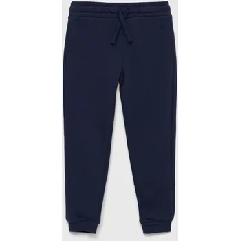 Dětské bavlněné tepláky United Colors of Benetton 3J68CF02H.G.NOS námořnická modř 59X, vel. 122