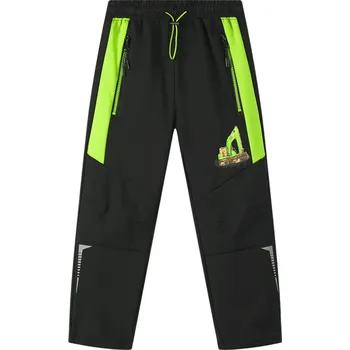 Chlapecké kalhoty Chlapecké softshellové kalhoty zateplené černé Kugo HK9785