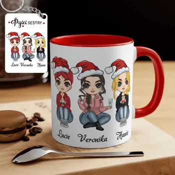 Sada - Sestry navždy 1 Hrnek + Klíčenka