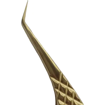 Kosmetická pinzeta Luxury Lashes Pinzeta č.6 Barva: Zlatá