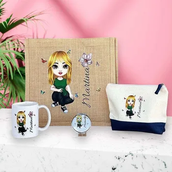 Polštář Sada - combo mug / minu bag / totebag