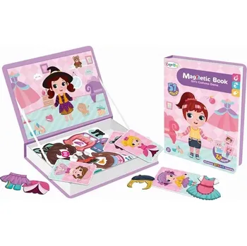 ostatní stavebnice Magnetická skládačka oblékání holčičky