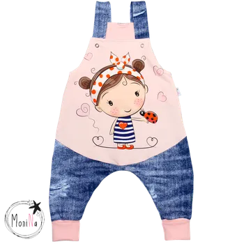 Rostoucí lacláčky - Jeans Holčička s beruškou Velikost: 122