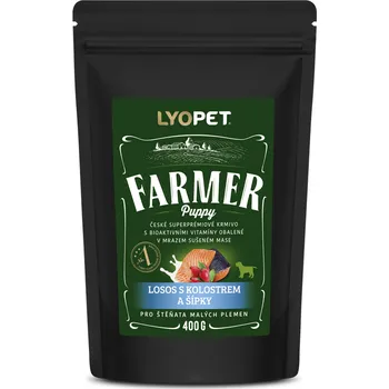 Krmivo pro psa Lyopet Farmer Puppy Mini Salmon 400 g