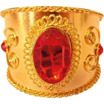 Karnevalový doplněk Zlatý náramek antika egypt