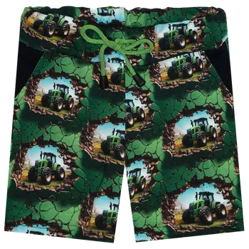 Kraťasy Bermudy - Traktory zelené Velikost: 92