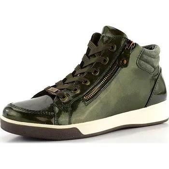 Dámská obuv Ara kotníkové tenisky se zipem lakované Rom Forest 12-24499-84 - 42.5 | P689060