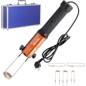 Nářadí pro automobil VEVOR Ruční indukční ohřívač 1000W 220V s 10 cívkami