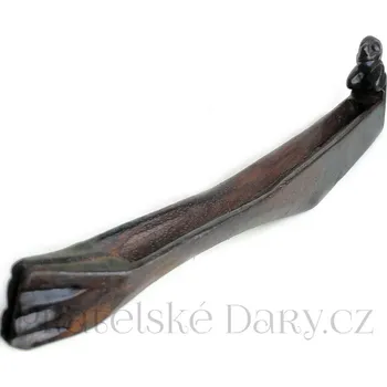 Dřevěná Loďka na vonné tyčinky / Soška 38cm