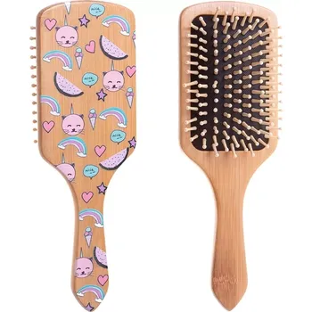 kartáč na vlasy Dětský dřevěný kartáč na vlasy Nice