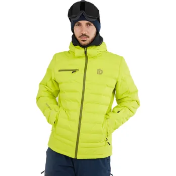 Pánská lyžařská bunda FUNDANGO-Orion Padded Jacket-520-lime Žlutá XXL