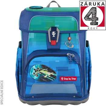 Školní batoh Školní aktovka Step by Step CLOUD OCEAN, Space Craft Spike - 5 dílný set, AGR certifikát