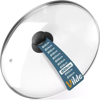 Poklice Skleněná poklice 28 cm s odvzdušňovacím ventilem