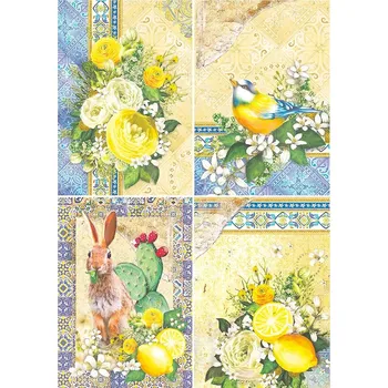 Umělecký papír Rýžový papír A4 pro tvoření - CBRP096