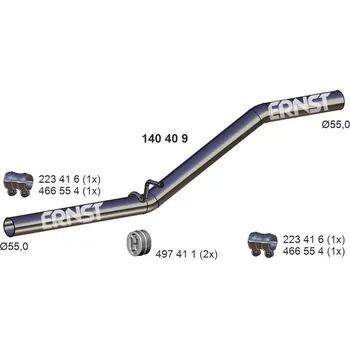 Auto-moto Výfuková trubka ERNST 140409