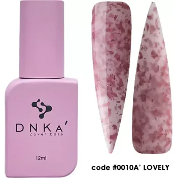 Lak na nehty DNKa' Cover Base 0010A - Lovely, 12ml